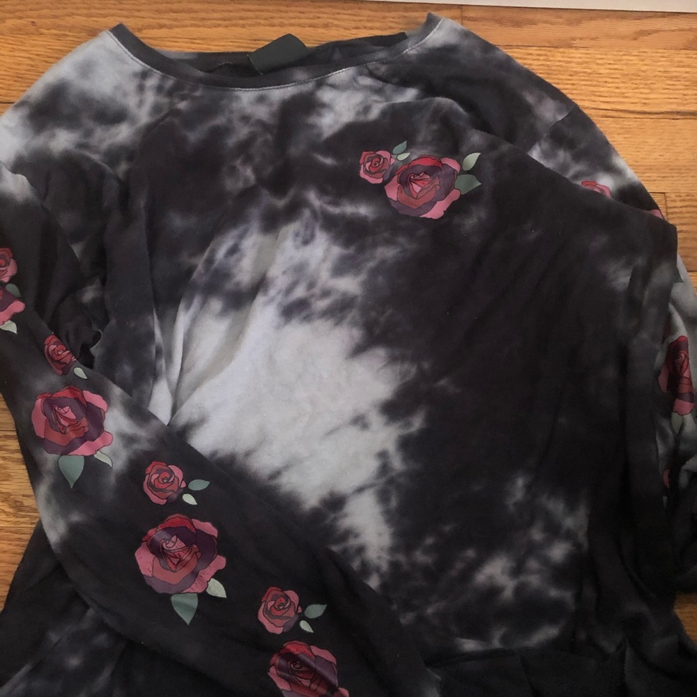 floral long sleeve shirt